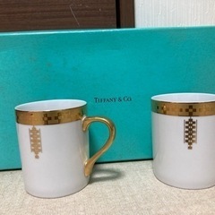 ■TIFFANY＆Co. 限定品　ゴールドバンドインペリアルペア...