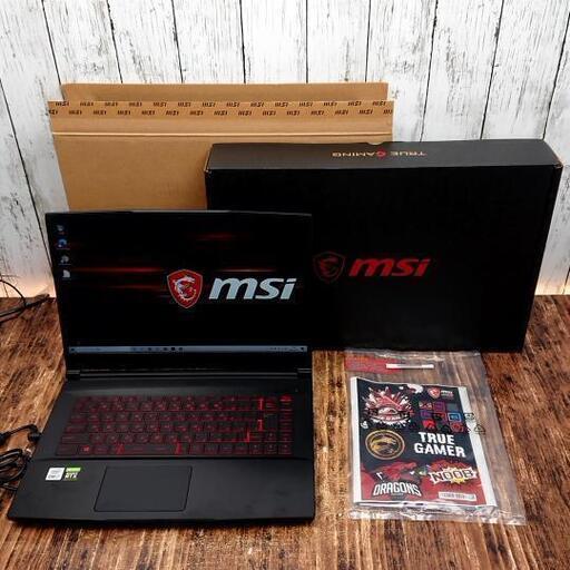 【動作確認済】美品 MSI ゲーミングPC ノートPC GF65 THIN 10UE 219JP SSD 512GB intel Corei7-10750H 2.60GHz‐5.00GHz 15.6インチ メモリ 16GB GPU RTX 3060 パソコン  ゲーム