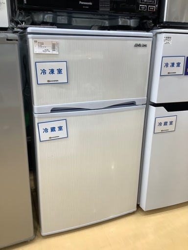 Abitelax 2ドア冷蔵庫　96L 2019年製