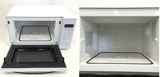 22R126 ジ 5 Haier ハイアール ヘルツフリー電子レンジ 家庭用 JM-FH18KE 2020年製 中古品