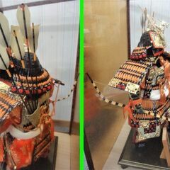 ◇静鳳作　立武者◇　鎧着大将飾り　五月人形　日本人形　兜/甲冑　こどもの日　ガラスケース・外箱付きの画像