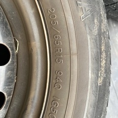 205/65 15 4本　もらってくださいの画像