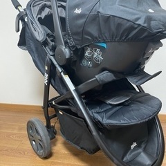 ○3輪ベビーカーjoieベビーシートエールベベチャイルドシートの画像