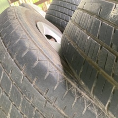 タイヤ　ホイール付き4本　215/65R16C