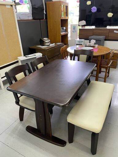 ダイニングテーブル5点セット！！