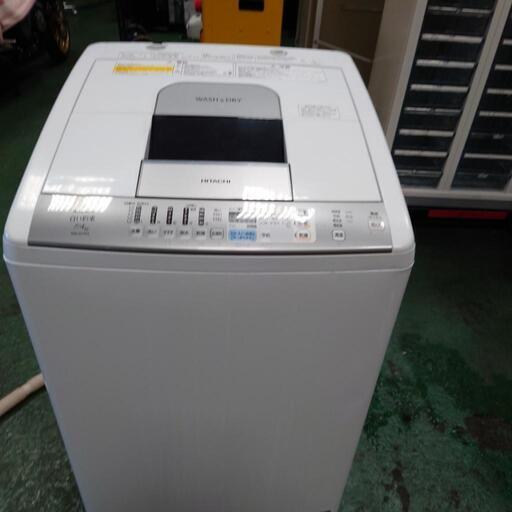 日立 洗濯機 NW-D7KX 7kg 背面へこみ有り 軽く洗浄済み 中古品 (R516-5)