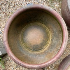 素焼き　睡蓮鉢の画像