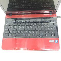 新品SSD レッド ノートパソコン 中古美品 15.6型 NEC PC-LS150HS6R 第2世代 Core i5 8GB DVDマルチ 無線 Wi-Fi カメラ Win10 Officeの画像