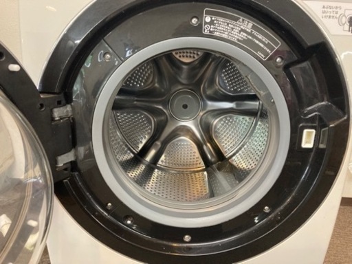 【中古品】HITACHI 日立 洗濯機 ドラム式 BD-T6000L ヒートリサイクル  ビッグドラム 2016年製