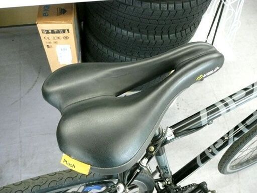 NEXTYLE クロスバイク 700×28C 黒 ブラック 7×３段 LEDライト ネクスタイル 自転車 札幌市手稲区