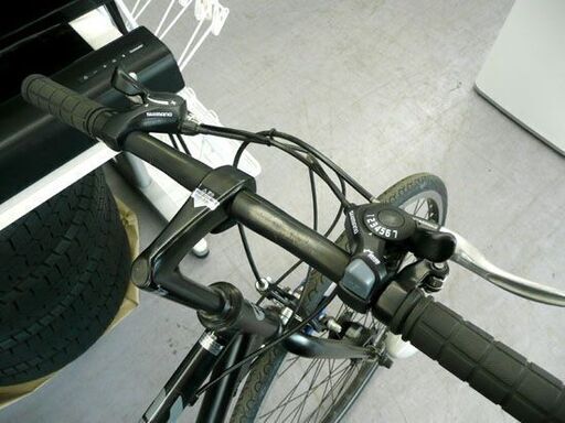 NEXTYLE クロスバイク 700×28C 黒 ブラック 7×３段 LEDライト ネクスタイル 自転車 札幌市手稲区