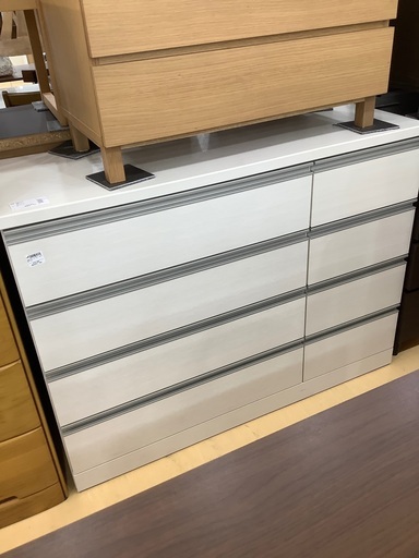 4段チェスト　ホワイト