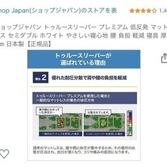 トゥルースリーパープレミアム 厚さ5cm セミダブルの画像