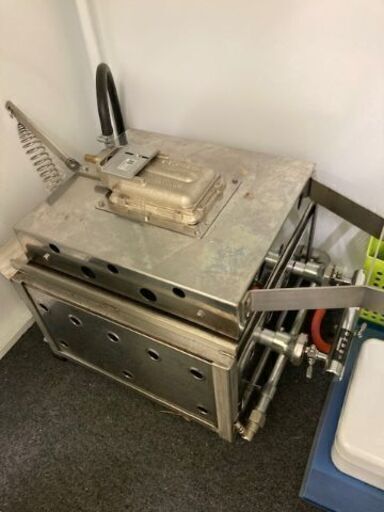 いかやき焼き台　鉄板　業務用　【大阪道具屋筋での新品購入品】