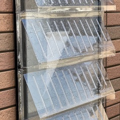 雨の入らない網戸に出来ます。の画像