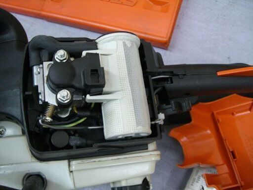 スチール ガソリンチェーンソー 単気筒 2サイクルエンジン MS200 35.2cc STIHL 名機 動作未確認 札幌 手稲