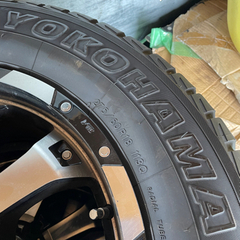 MKW MK-46 タイヤ付きホイール4本セット ランクル100/200の画像