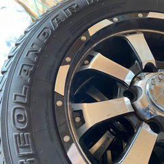 ランクル200 ランクル100 MKW MK-46 タイヤホイールセット　4本 MKW MK-46 タイヤ付きホイール4本セット ランクル100/200