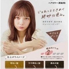 美容室サロン専売品シャンプー🧴と黒髪もOKヘアカラー👩‍🦰のセット!!の画像