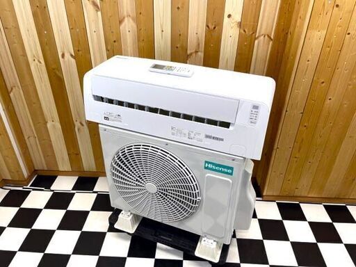 美品　ルームエアコン　Hisense HA-S28DE9-W 2021年製　主に10畳程　エディオンオリジナル　空調