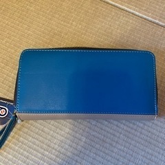 アウトドア長財布　ブルーの画像