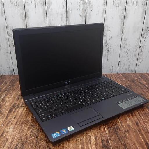 【動作確認済】ACER ノートPC 5742 PEW51  SSD 120GB intel Corei5-M460 2.53GHz‐2.80GHz 15.6インチ メモリ 4GB パソコン
