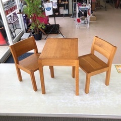 飛騨産業 製　キッズ テーブル&チェアーセット　美品