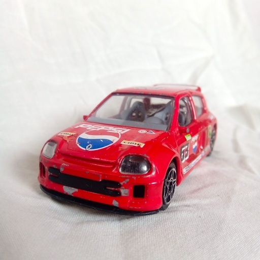 ブラーゴ　ルノー　クリオ　トロフィー　pepsi　イタリア製　1/43　burago