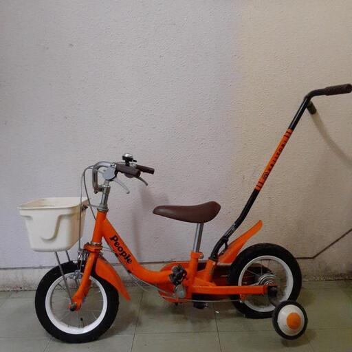 子供自転車補助輪つき