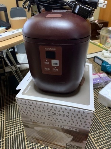 値下げしました！コイズミ　ライスクッカーミニ　中古