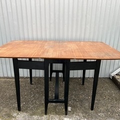 【アンティークショップにて22万円で購入】バタフライテーブル ヴ...