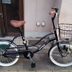 APRESxMIDI[アプラス ミディ]20吋 コンパクト自転車 シングル/ブラック