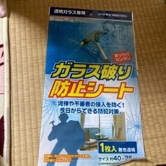 ガラス破り防止シートの画像