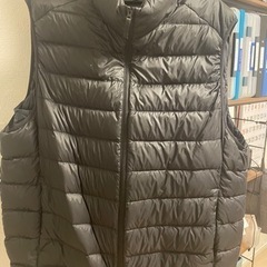 ユニクロ　ウルトラライトダウン　ベスト　黒　3XL