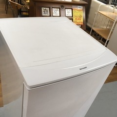 S207シャープ 137L 2ドア冷蔵庫（ホワイト系）SHARP SJ-D14A⭐動作確認