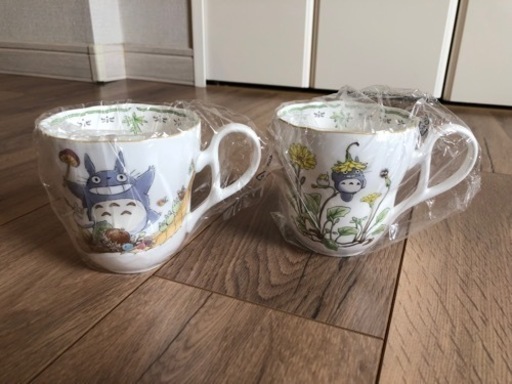 トトロ　ノリタケ　ペアマグカップ