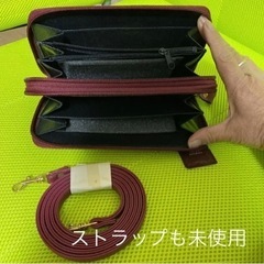 牛革　長財布　ポケット多数　新品の画像