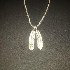 ・Arizonaシルバーネックレス・K18入りの画像