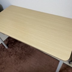 [山善] デスク 幅120cm (奥行60×高さ70cm) 耐荷重80kgの画像