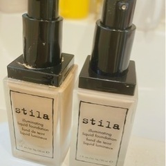 韓国コスメ　stila 残り9割り　リキッドファンデーション2本色違いの画像