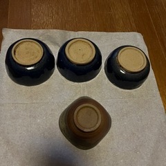 陶器食器　手作りお小皿の画像