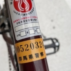 折り畳み自転車の画像