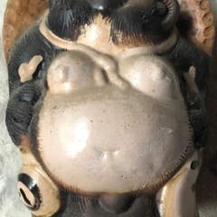 🐻信楽焼 狸 レトロ 骨董 レア物