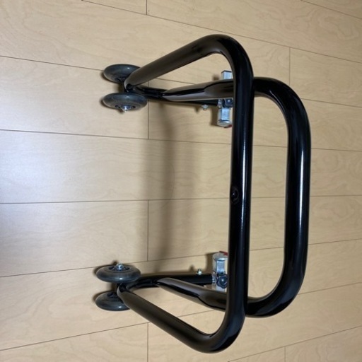 バイク　オイル交換　ショートローラスタンド