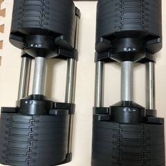 可変式ダンベル　フレックスベル32キロ✖️2（2キロ刻み）＋フラットベンチ