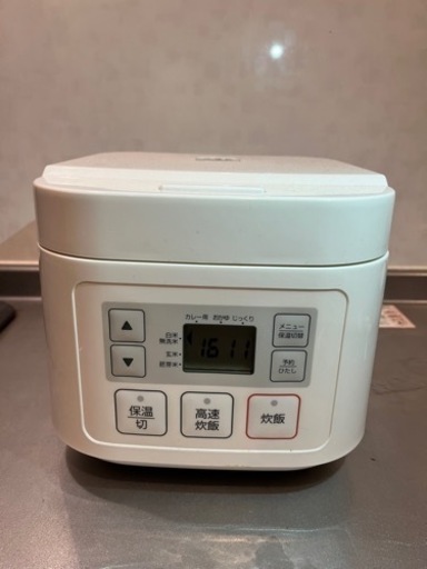 ニトリ　3合炊き炊飯器