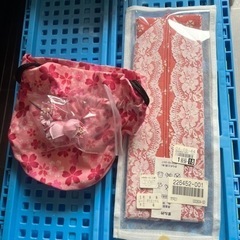 大人用浴衣セット　ピンクの画像