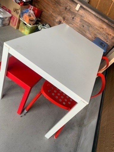 IKEA イケア　ダイニング　テーブル　イス　セット