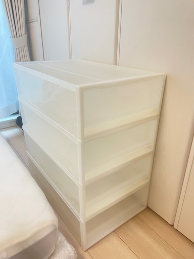 【お譲り先決定済】無印良品　ポリプロピレン　衣装ケース　４点