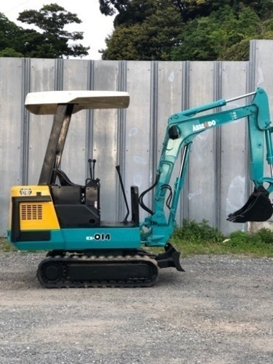 [商談中]KUBOTAクボタ　ミニユンボ　KX-014 1.5トンクラス　1091hr 再塗装　ACパターン有　整備済